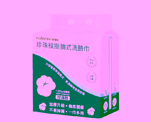 依涵絲 珍珠紋掛抽式洗臉巾120抽加厚版 商品圖