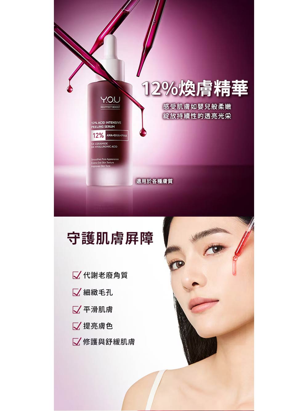 Y.O.U 高效煥膚12%密集精華1.5ML*5商品圖